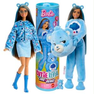 Barbie Troskliwe Misie – Cutie Reveal Wesołe Serce | Lalka + Uroczy Kostium Misia!