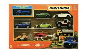 Zestaw samochodów Mattel Marchbox 9 szt.