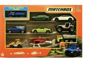 Zestaw samochodów Mattel Marchbox 9 szt.