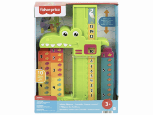 Fisher-Price Aligator Dodający – Edukacyjna Zabawka do Nauki Dodawania (3+)