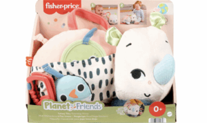 Fisher-Price Nosorożec Sensoryczny – Miękka Przytulanka dla Niemowląt