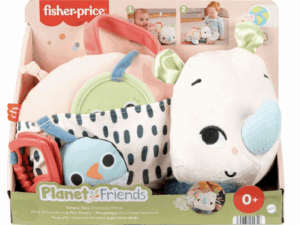 Fisher-Price Nosorożec Sensoryczny – Miękka Przytulanka dla Niemowląt