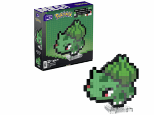 MEGA CONSTRUX KLOCKI 374 el POKEMON BULBASAUR PIXEL ART