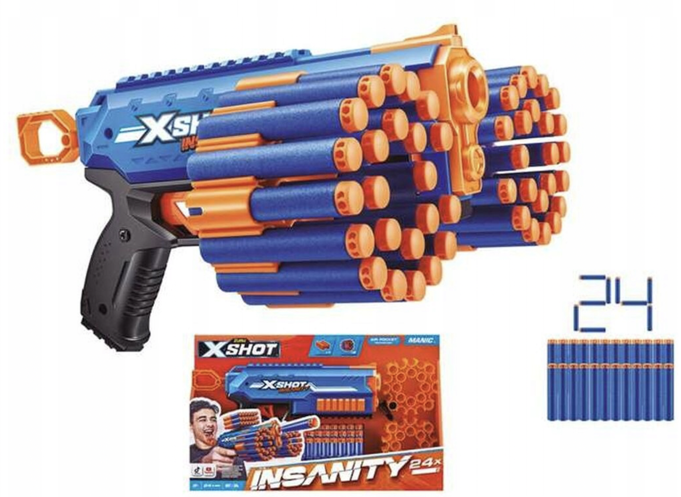 X-SHOT Insanity Manic – Niezrównana Moc w Każdym Strzale!