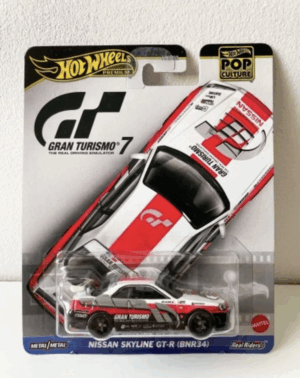 Hot Wheels Premium Nissan GT-R (BNR34) – Ikona Gran Turismo w Stylu Pop Culture!