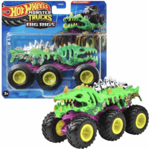 HOT WHEELS MONSTER TRUCKS BIG RIGS 6-KOŁOWA CIĘŻARÓWKA SKELESAURUS JCH42