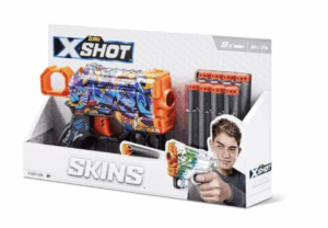 X-SHOT SKINS WYRZUTNIA ZURU 8 STRZAŁEK PISTOLET BLASTER