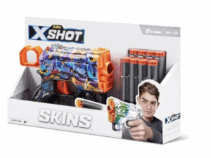 X-SHOT SKINS WYRZUTNIA ZURU 8 STRZAŁEK PISTOLET BLASTER