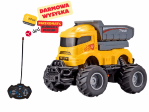 ZDALNIE STEROWANA WYWROTKA RC DLA DZIECI POJAZD BUDOWLANY