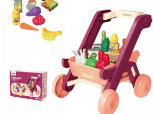 Zostań Małym Sprzedawcą! Wózek Sklepowy z Akcesoriami – Zabawa w Supermarket!