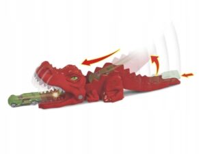 Hot Wheels Wyrzutnia z T-Rexem + Autko (GVF43)