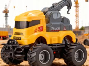 ZDALNIE STEROWANY DŹWIG RC DLA DZIECI POJAZD BUDOWLANY